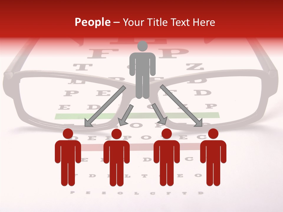 Looking Optometrist Ophtalmologist PowerPoint Template