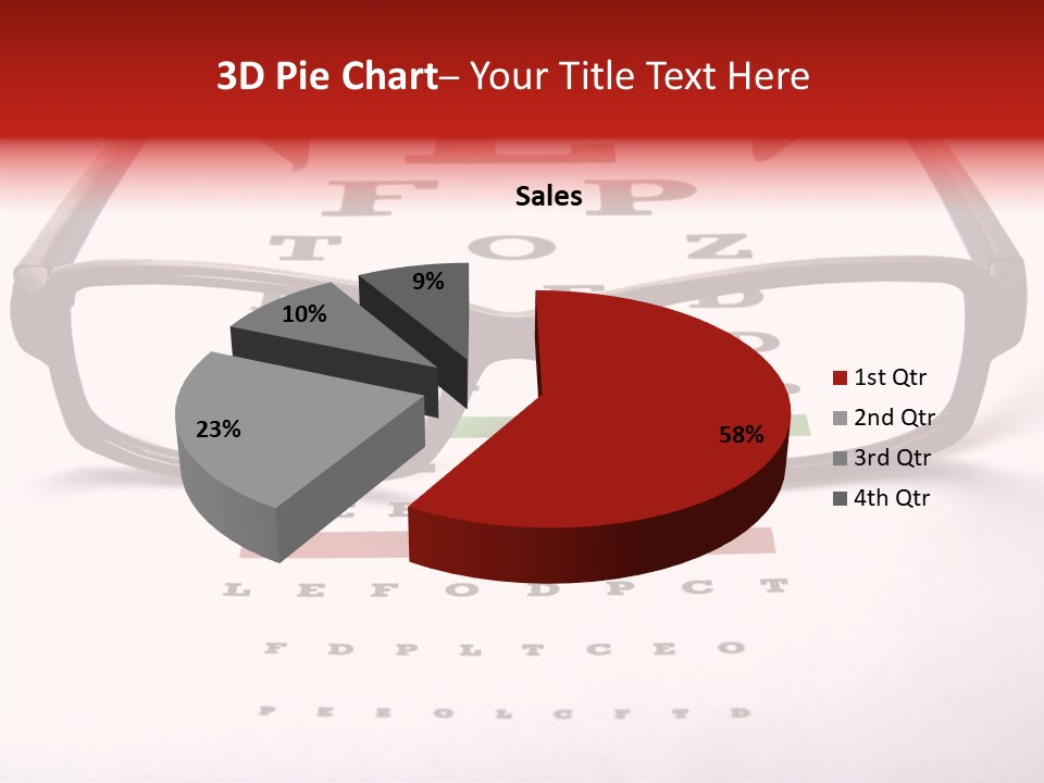 Looking Optometrist Ophtalmologist PowerPoint Template
