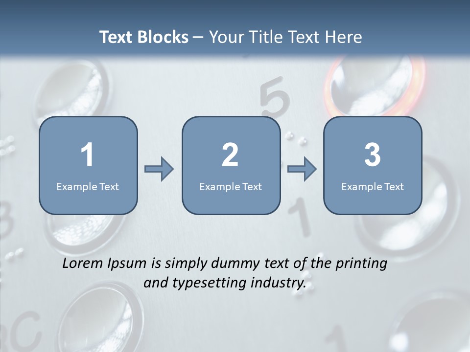 Transportation Vertical Level PowerPoint Template