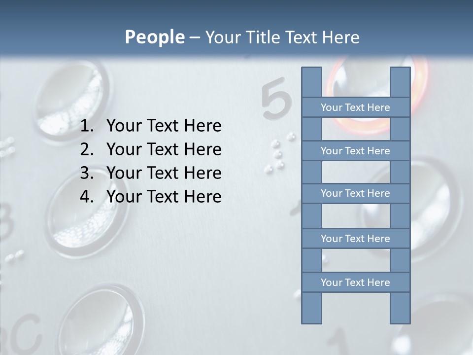 Transportation Vertical Level PowerPoint Template