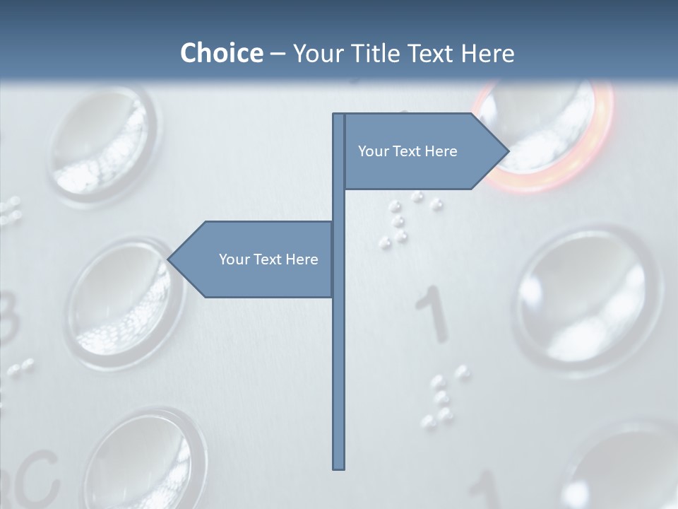 Transportation Vertical Level PowerPoint Template