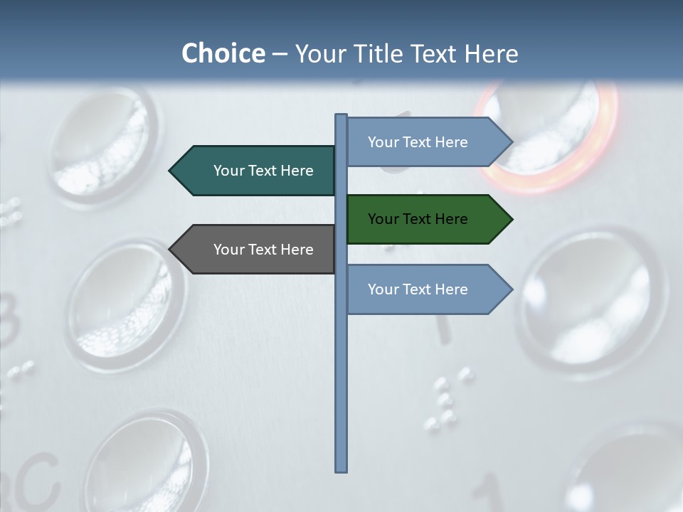 Transportation Vertical Level PowerPoint Template