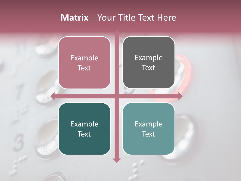 Horizontal Number Glowing PowerPoint Template