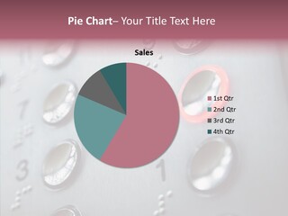 Horizontal Number Glowing PowerPoint Template