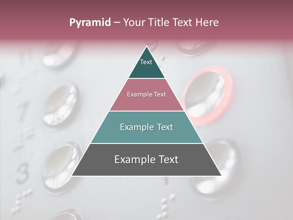 Horizontal Number Glowing PowerPoint Template