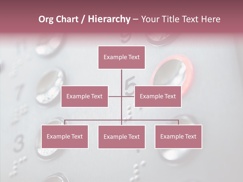 Horizontal Number Glowing PowerPoint Template