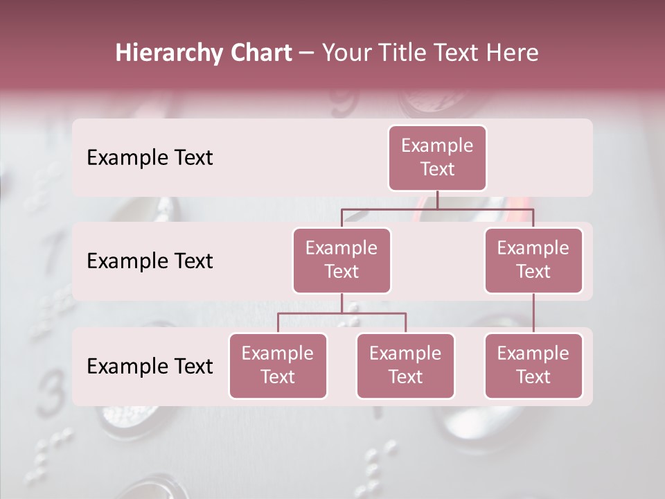 Horizontal Number Glowing PowerPoint Template