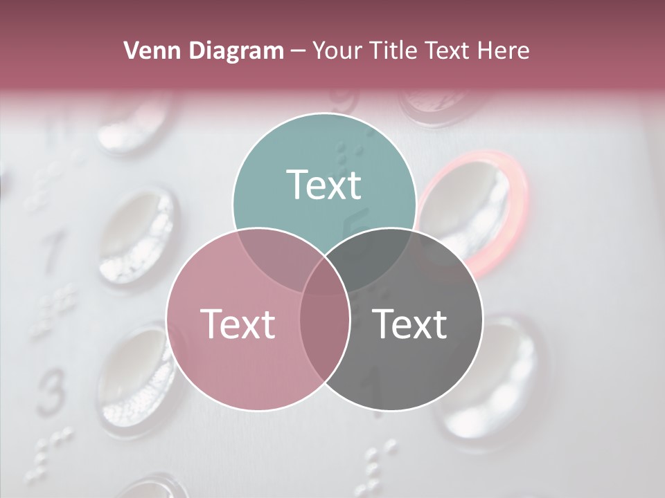 Horizontal Number Glowing PowerPoint Template