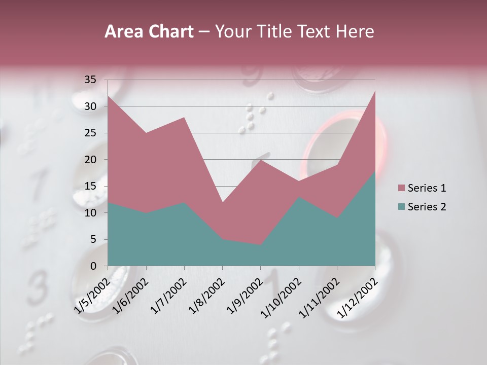 Horizontal Number Glowing PowerPoint Template