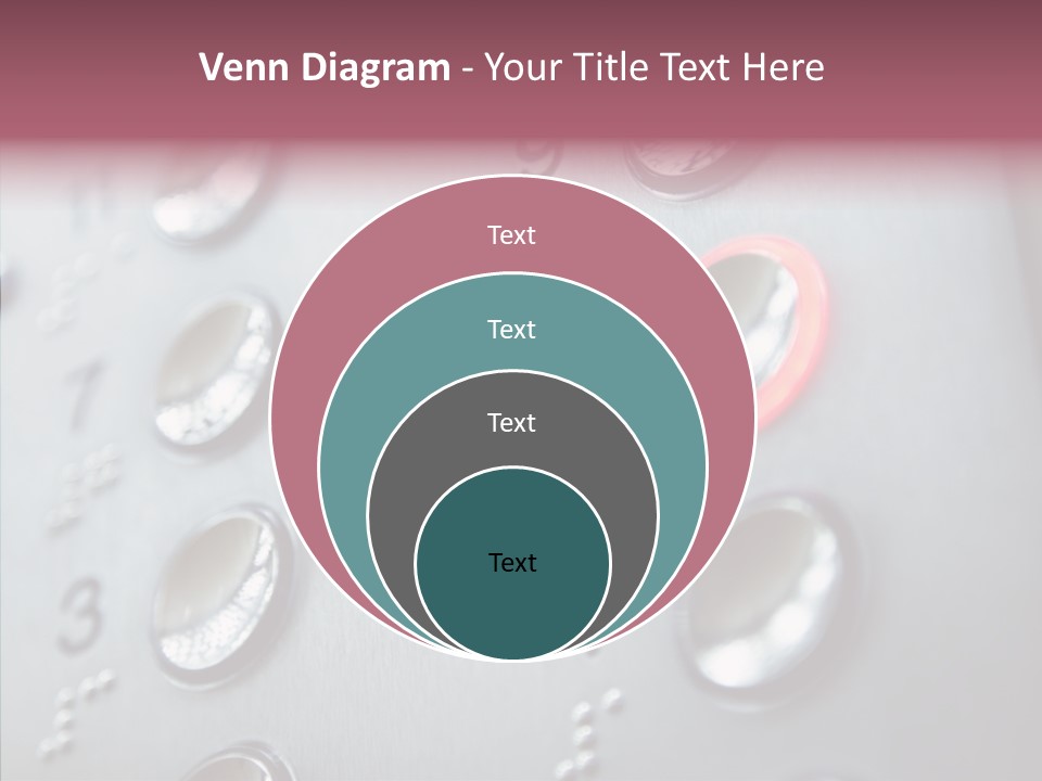 Horizontal Number Glowing PowerPoint Template