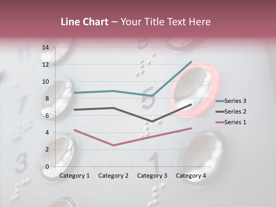 Horizontal Number Glowing PowerPoint Template