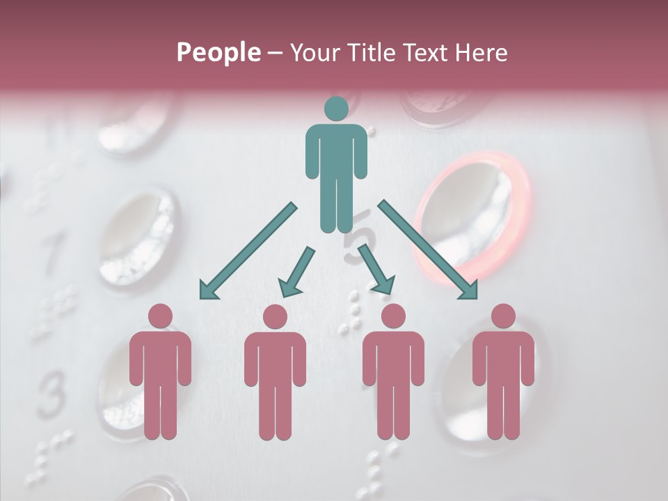 Horizontal Number Glowing PowerPoint Template