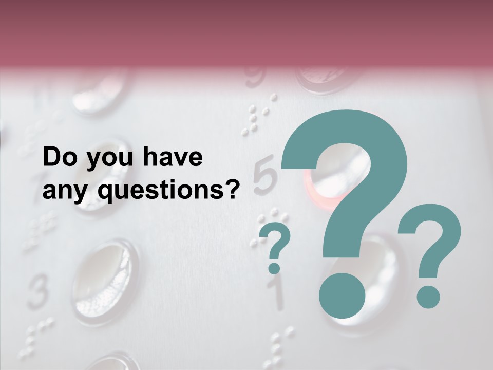 Horizontal Number Glowing PowerPoint Template