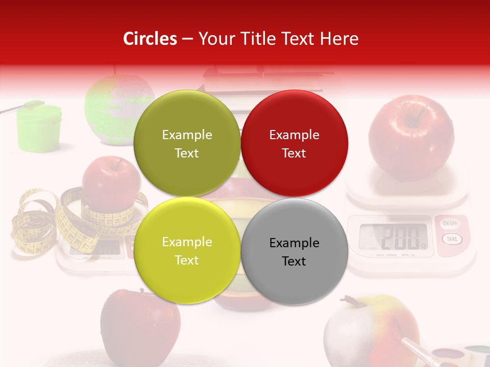 Scale Section White Background PowerPoint Template