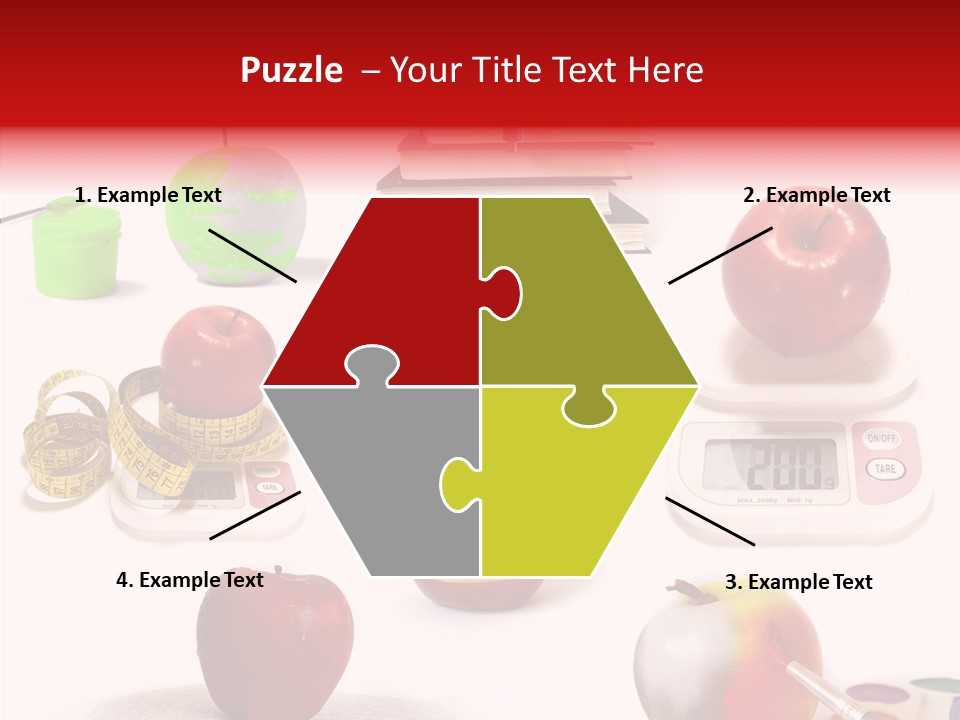 Scale Section White Background PowerPoint Template