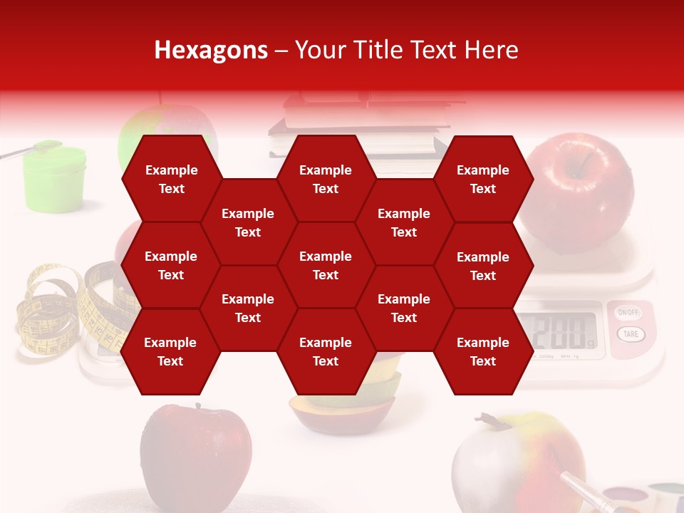 Scale Section White Background PowerPoint Template