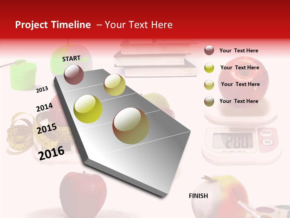 Scale Section White Background PowerPoint Template