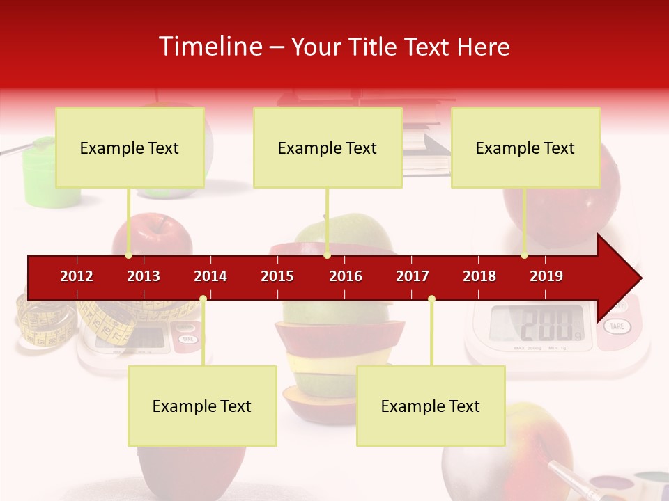 Scale Section White Background PowerPoint Template
