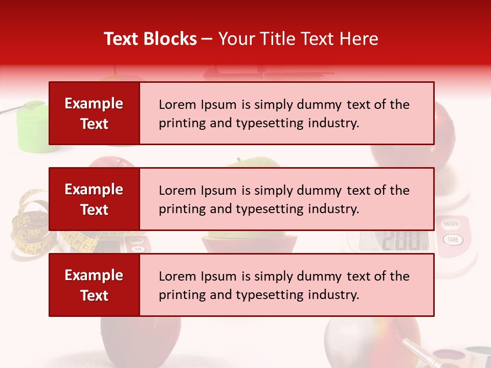 Scale Section White Background PowerPoint Template