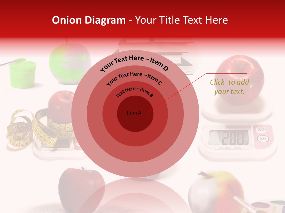 Scale Section White Background PowerPoint Template