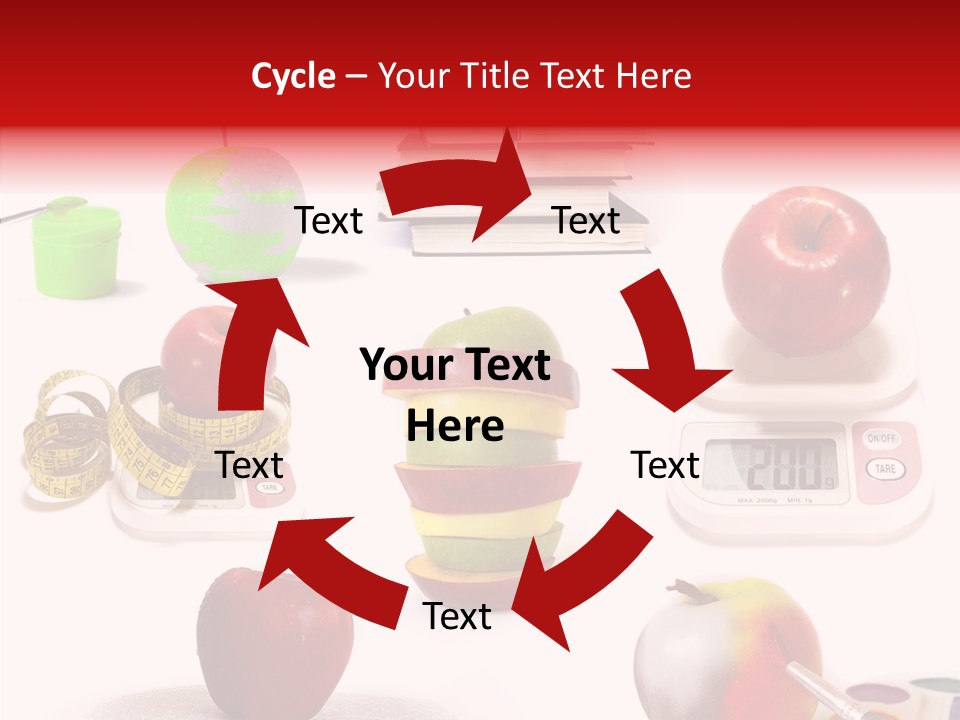 Scale Section White Background PowerPoint Template