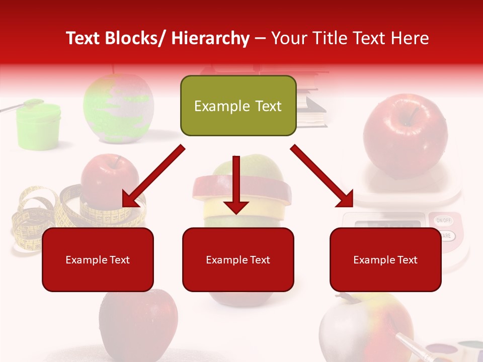 Scale Section White Background PowerPoint Template