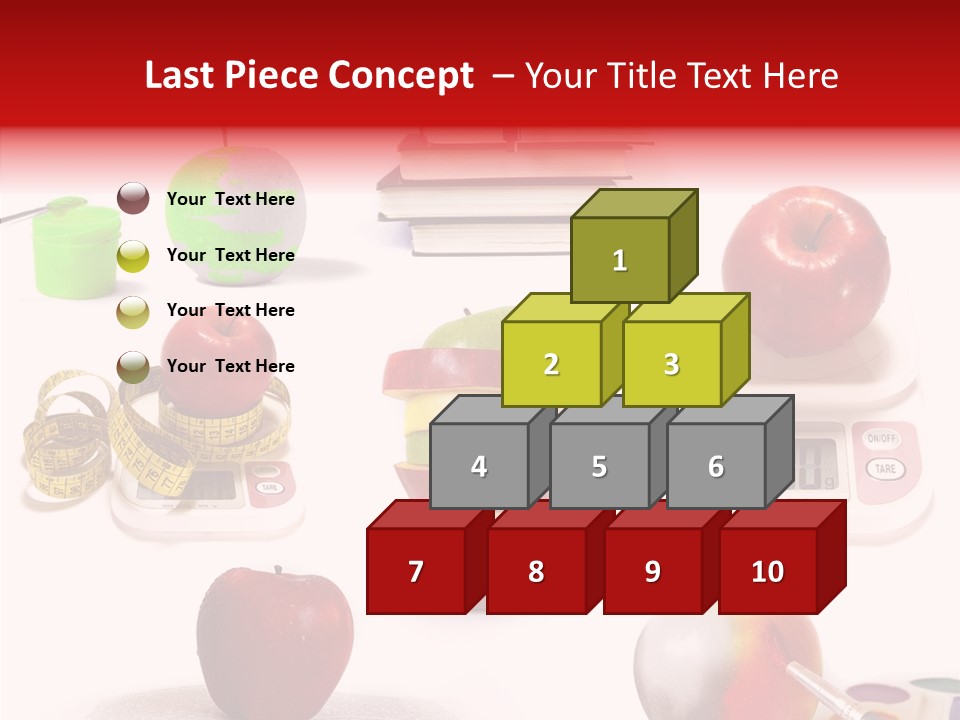 Scale Section White Background PowerPoint Template