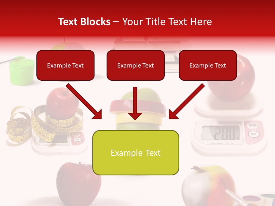 Scale Section White Background PowerPoint Template