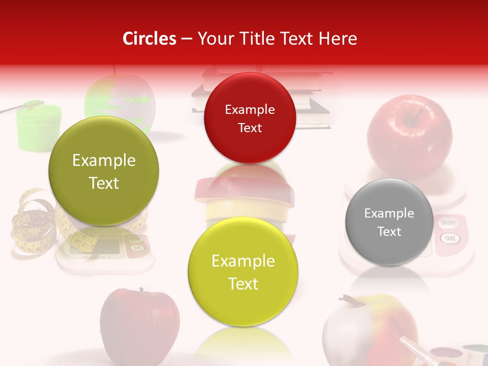 Scale Section White Background PowerPoint Template