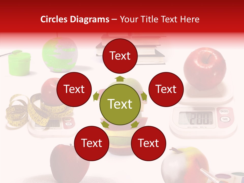 Scale Section White Background PowerPoint Template