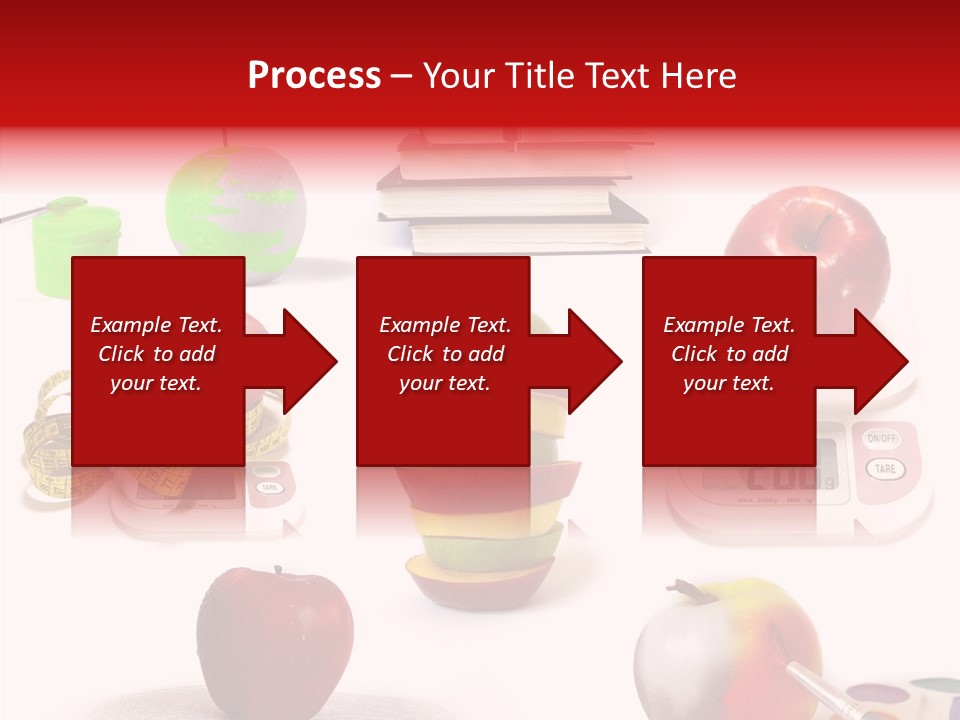 Scale Section White Background PowerPoint Template