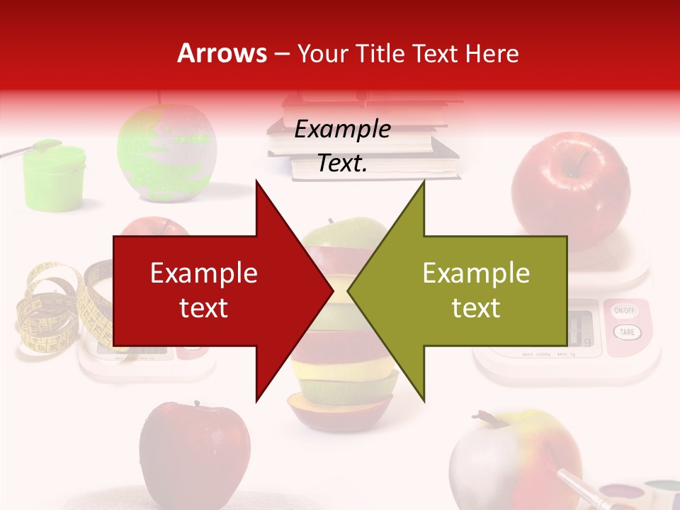 Scale Section White Background PowerPoint Template