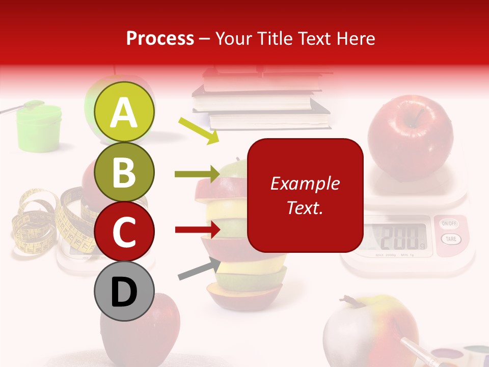 Scale Section White Background PowerPoint Template