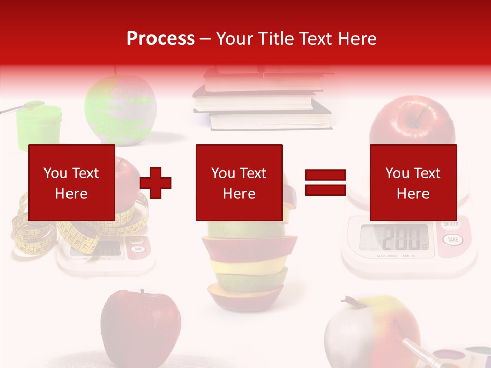 Scale Section White Background PowerPoint Template