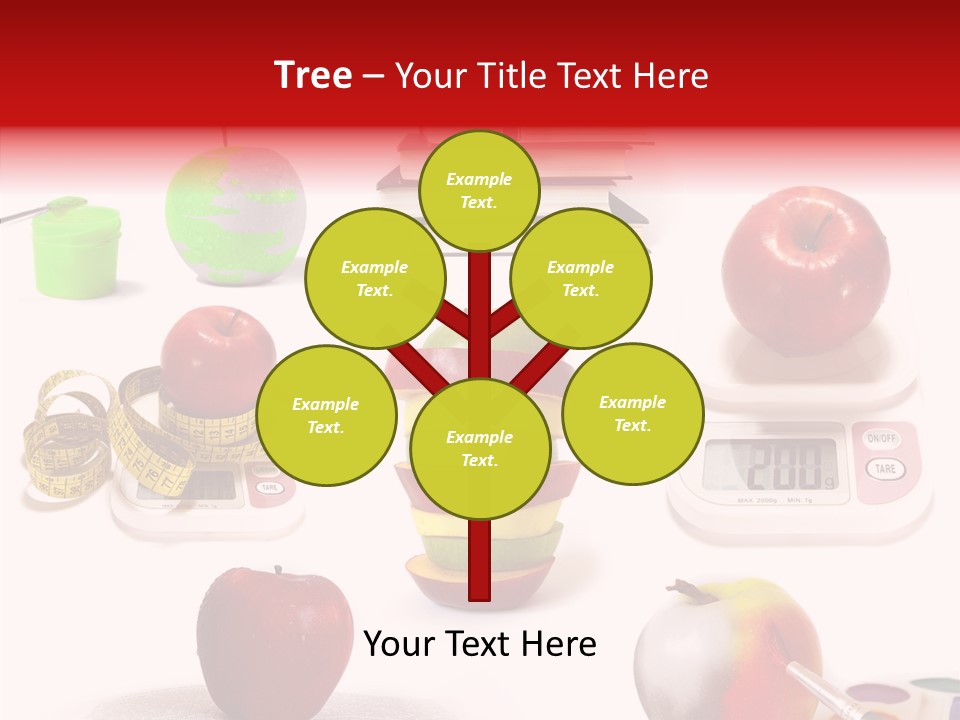 Scale Section White Background PowerPoint Template