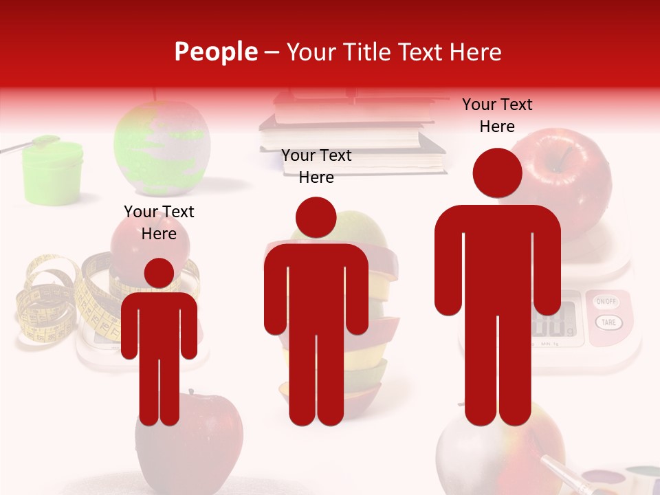 Scale Section White Background PowerPoint Template