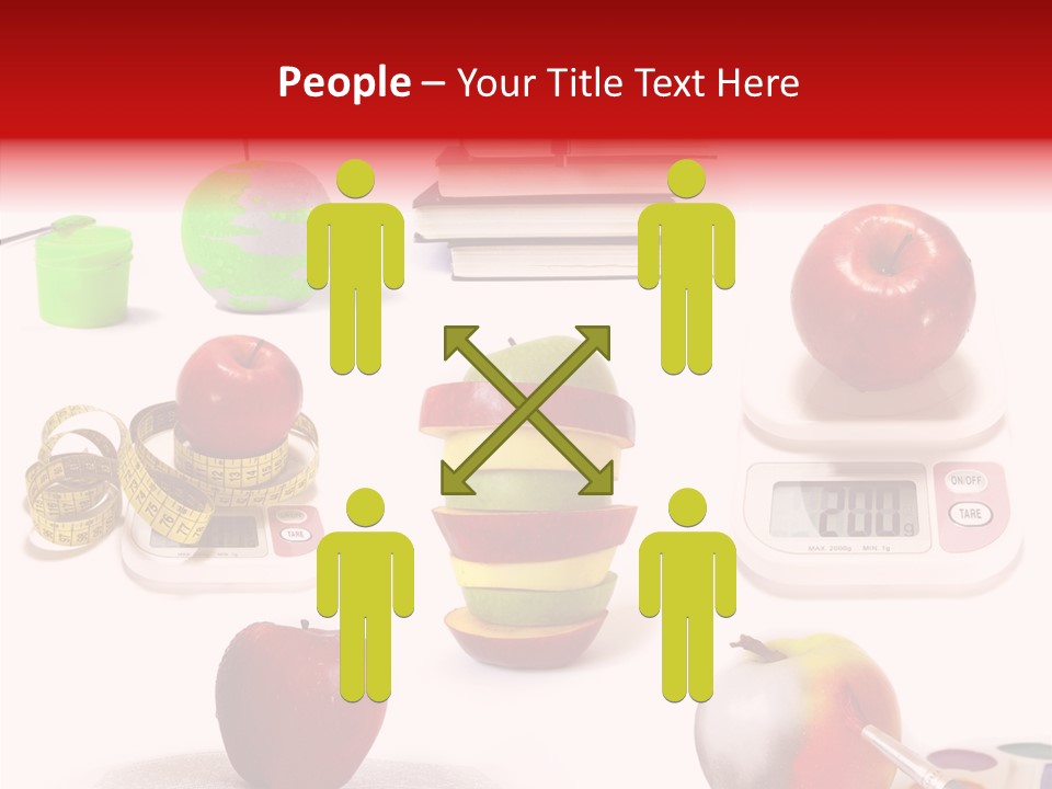 Scale Section White Background PowerPoint Template