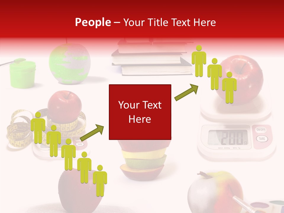 Scale Section White Background PowerPoint Template