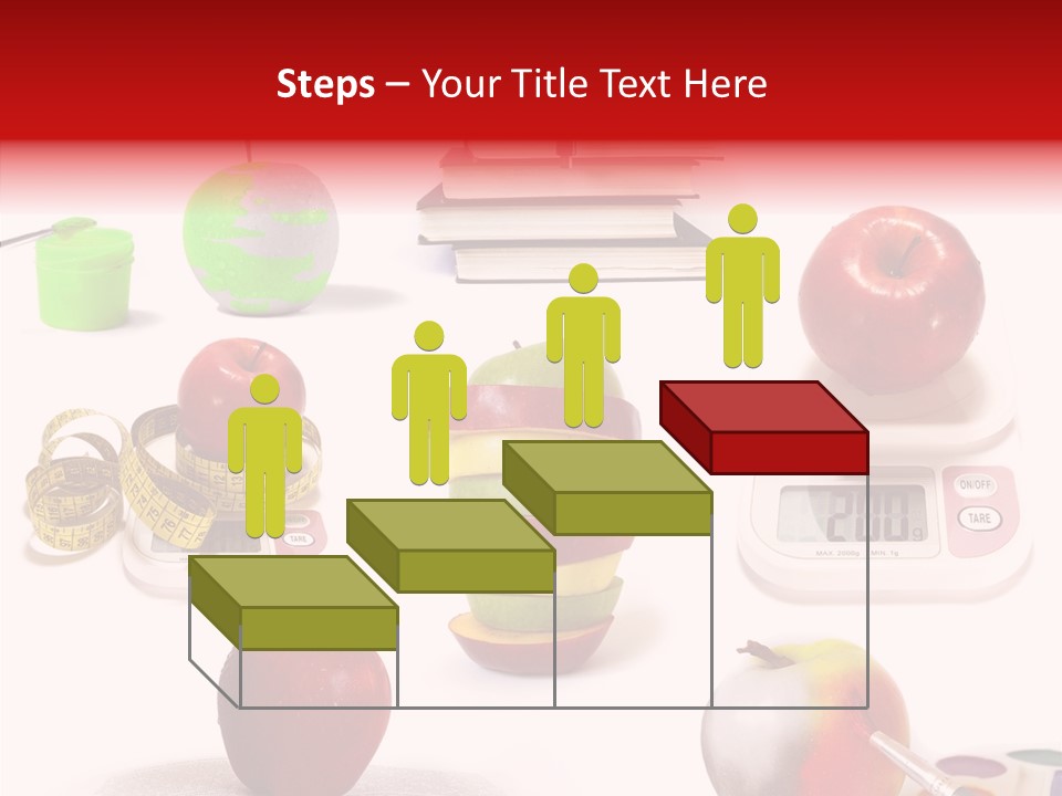 Scale Section White Background PowerPoint Template