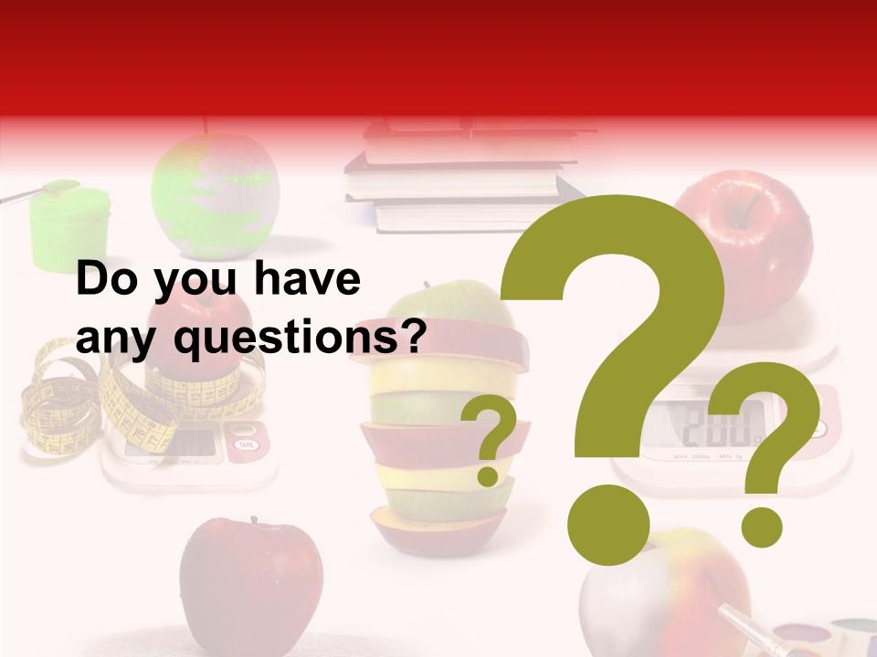 Scale Section White Background PowerPoint Template