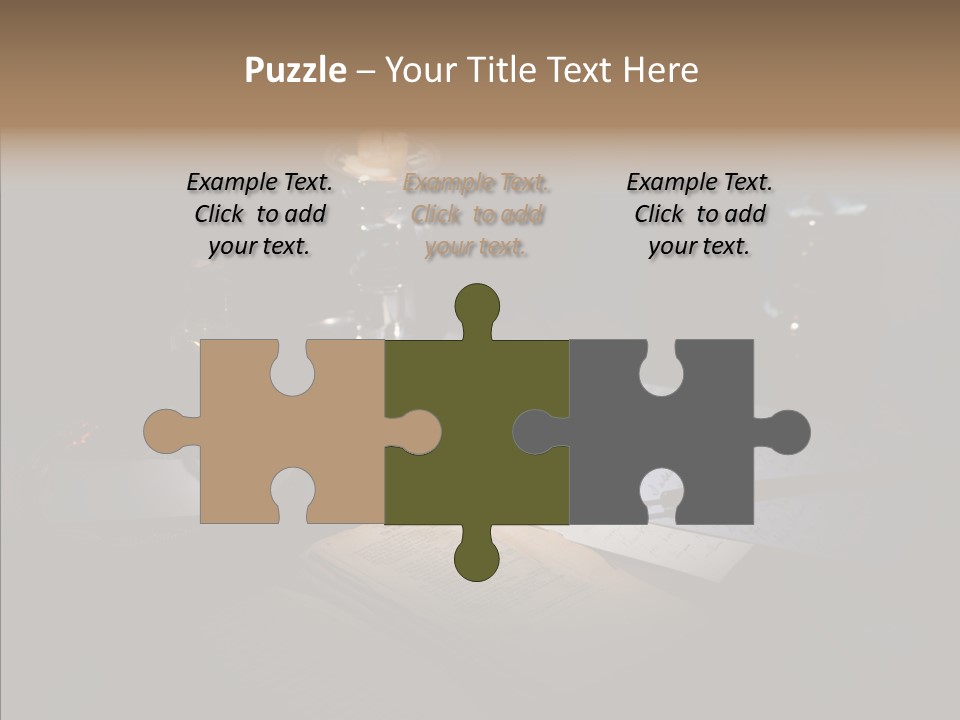 Handwriting Diary Written PowerPoint Template