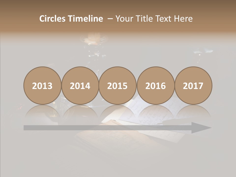 Handwriting Diary Written PowerPoint Template