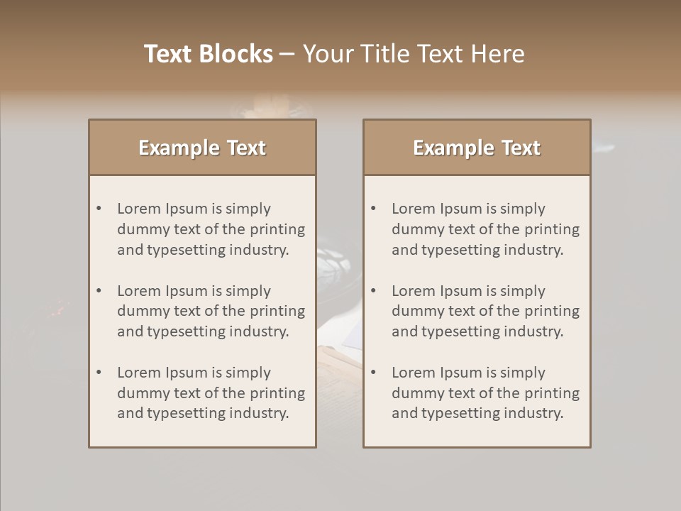 Handwriting Diary Written PowerPoint Template
