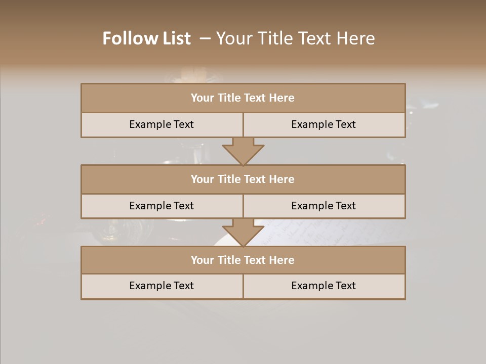 Handwriting Diary Written PowerPoint Template