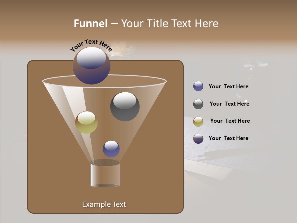 Handwriting Diary Written PowerPoint Template