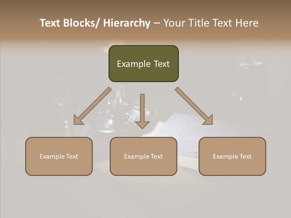 Handwriting Diary Written PowerPoint Template