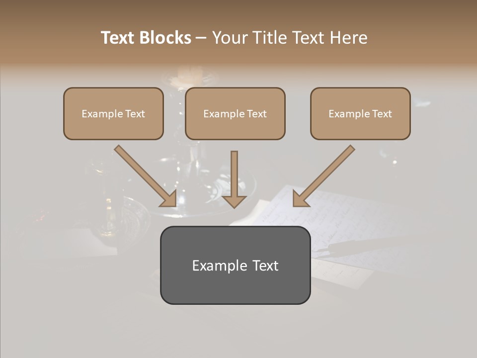 Handwriting Diary Written PowerPoint Template