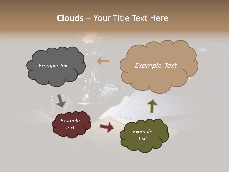 Handwriting Diary Written PowerPoint Template