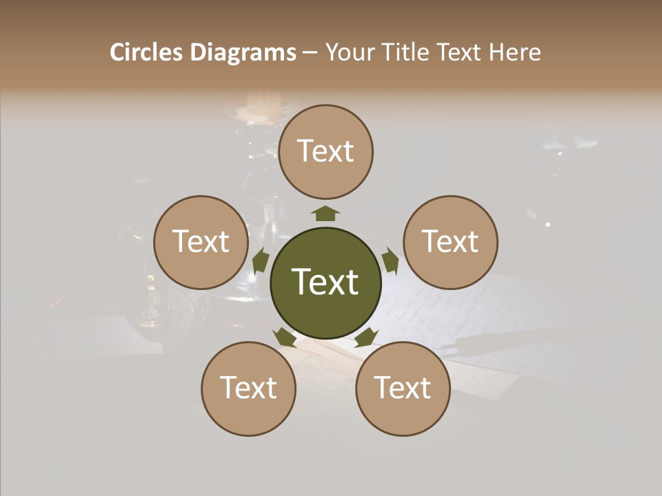 Handwriting Diary Written PowerPoint Template