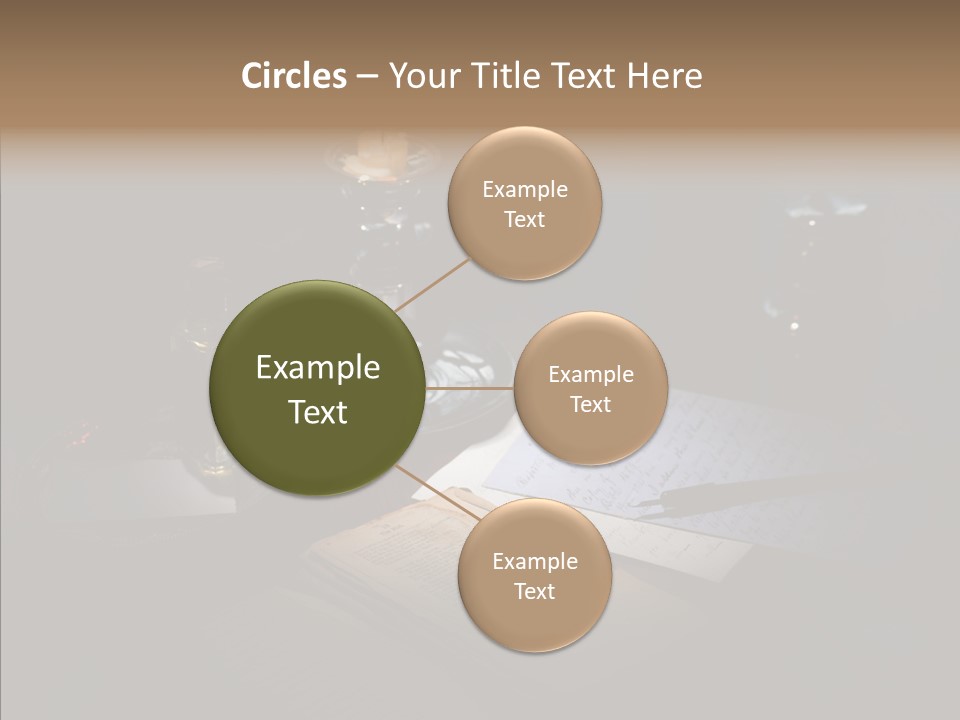 Handwriting Diary Written PowerPoint Template